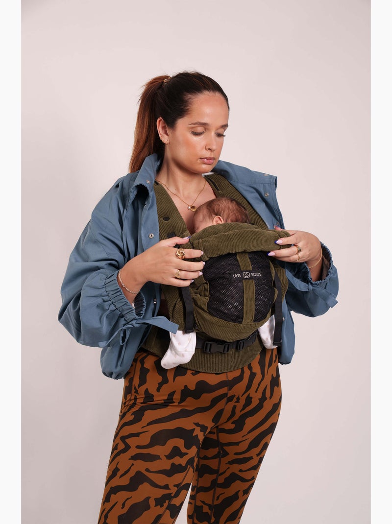 Porte-bébé PhysioCarrier 2 Velvet Green Vert forêt - Kiabi