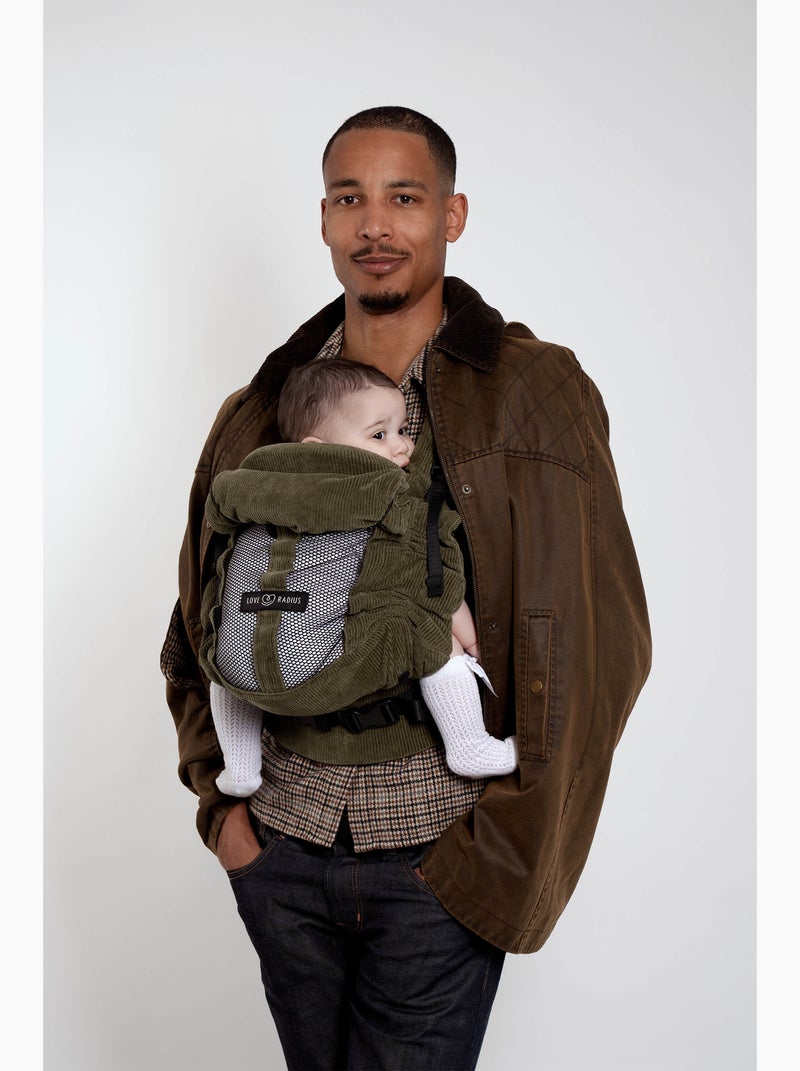 Porte-bébé PhysioCarrier 2 Velvet Green Vert forêt - Kiabi