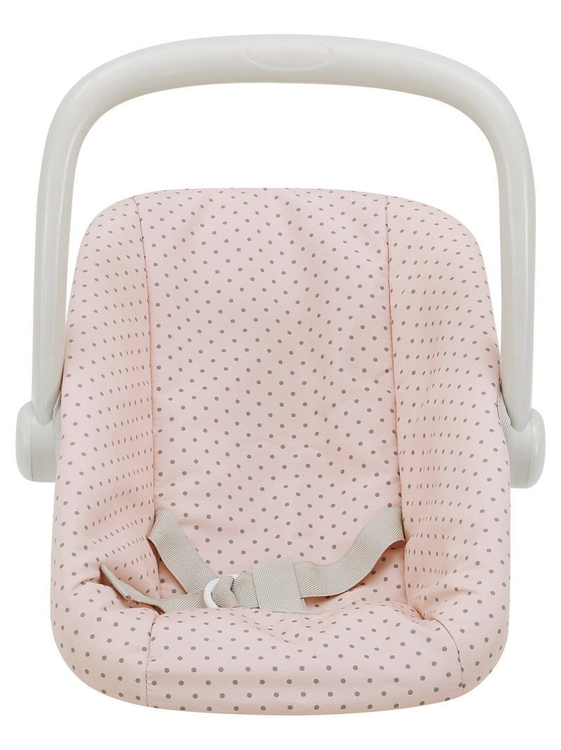 Porte-bébé poupée et siège auto rose pour poupées 46 cm Rose - Kiabi