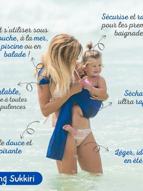 Porte-bébé Sling Sukkiri Bleu électrique - Kiabi