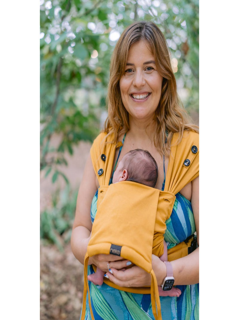 Porte-bébé Tiny - Chai Tea Jaune - Kiabi