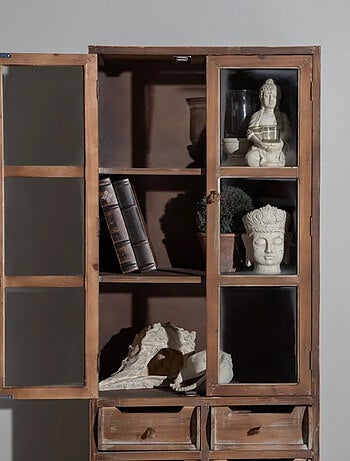 Porte Bougie en terre cuite Bouddha