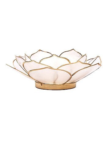 Porte Bougie Pétales de Lotus