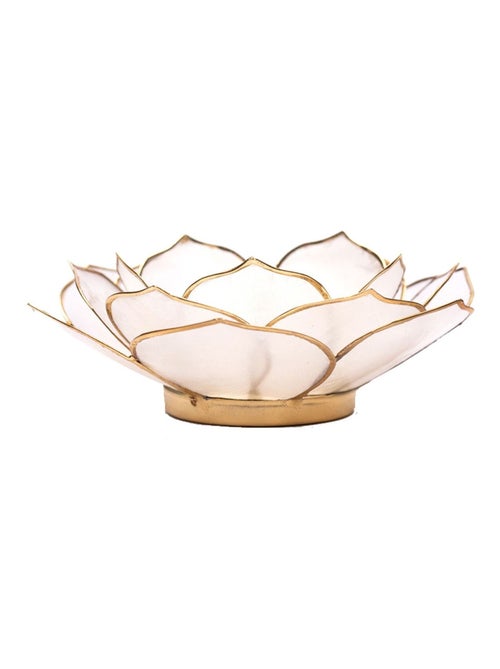 Porte Bougie Pétales de Lotus - Kiabi