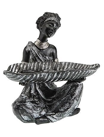 Porte bougies femme africaine