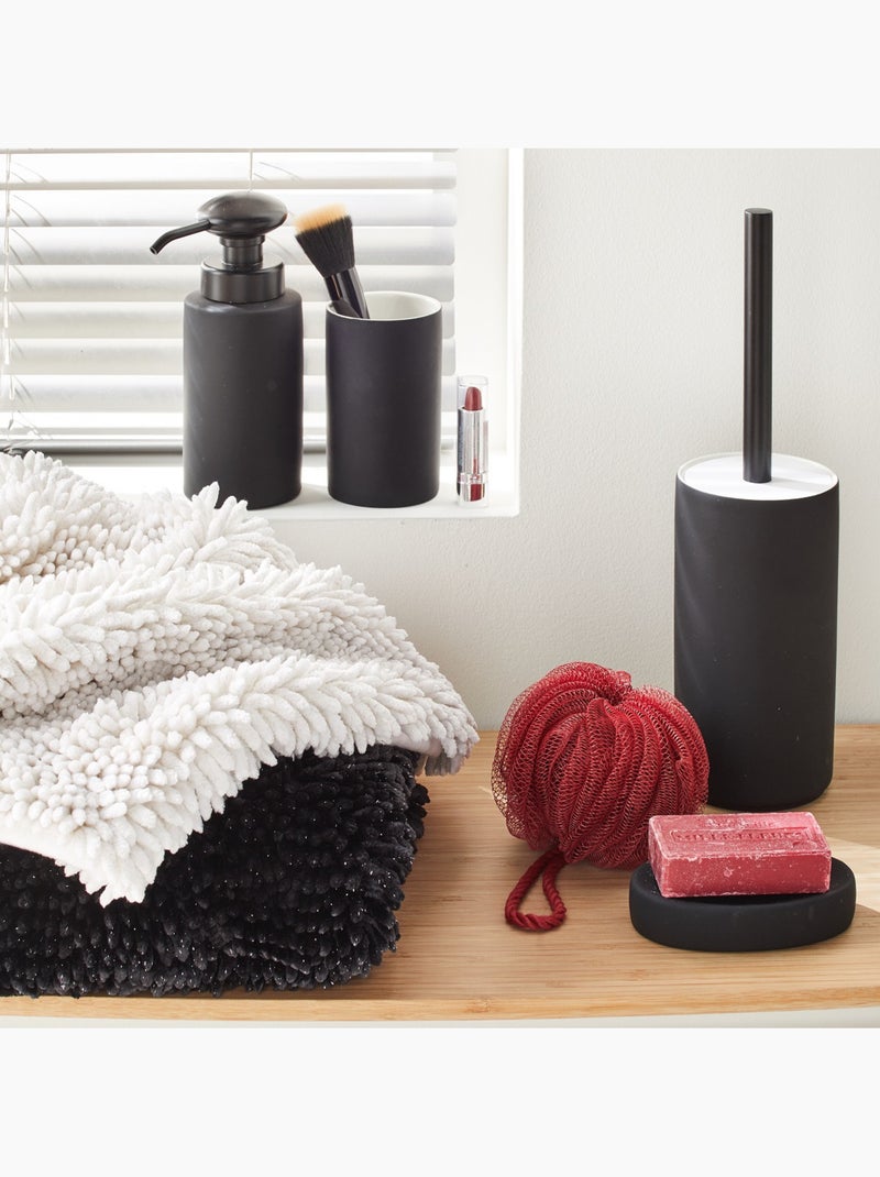 Porte-brosse à dents en céramique finition mate CITY – Guy Levasseur Noir Blanc - Kiabi