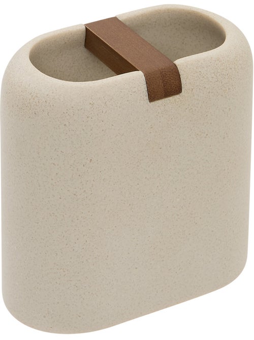 Porte-brosse à dents ovale ARGILEO - Kiabi