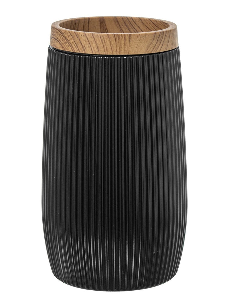 Porte-brosse à dents rétro - noir Noir - Kiabi