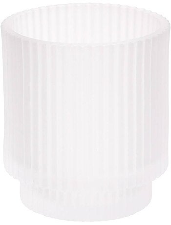 Porte-brosse à dents rond en verre SOLIS