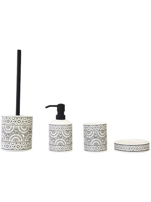 Porte-brosse à dents TRIBU en porcelaine motifs ethniques – Guy Levasseur - Kiabi Porte-brosse à dents TRIBU en porcelaine motifs ethniques – Guy Levasseur - Kiabi