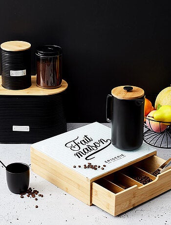 Porte capsule en bois collection BROOKLYN