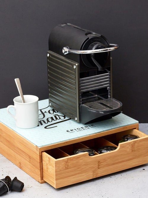 Porte capsule en bois collection BROOKLYN - Kiabi