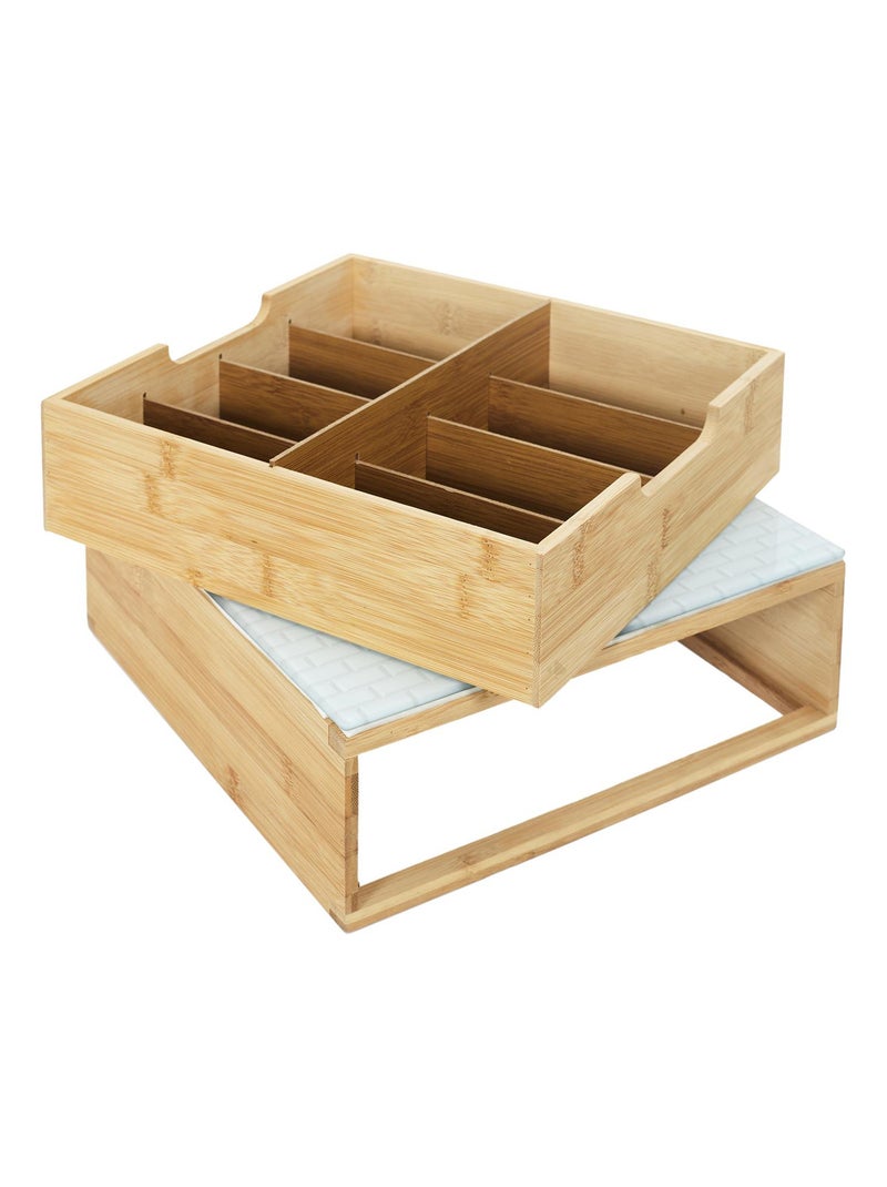 Porte capsule en bois collection BROOKLYN Marron - Kiabi
