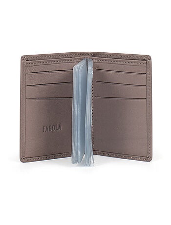 Porte-cartes - Stop RFID - Cuir Émy | FAGOLA