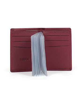Porte-cartes - Stop RFID - Cuir Émy | FAGOLA