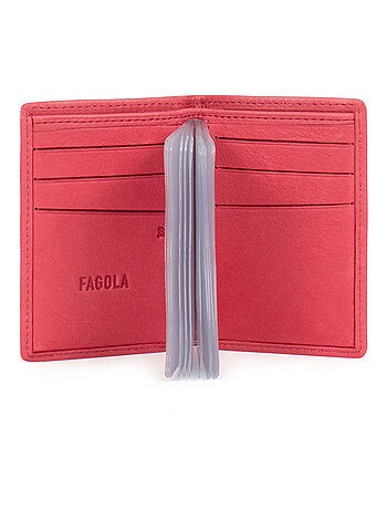Porte-cartes - Stop RFID - Cuir Émy | FAGOLA