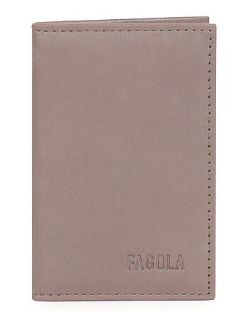Porte-cartes 1 volet Stop RFID Cuir Émy | FAGOLA