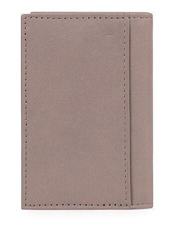 Porte-cartes 1 volet Stop RFID Cuir Émy | FAGOLA