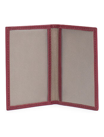 Porte-cartes 1 volet Stop RFID Cuir Émy | FAGOLA