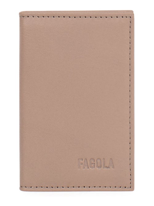 Porte-cartes 1 volet Stop RFID Cuir - Kiabi