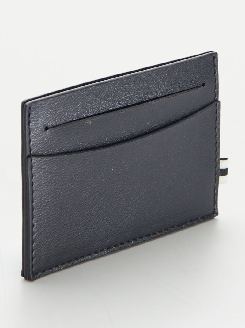 Porte cartes Noir - Kiabi