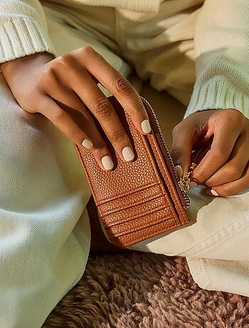 Porte-cartes protection rfid anti-piratage de carte femme Isotoner