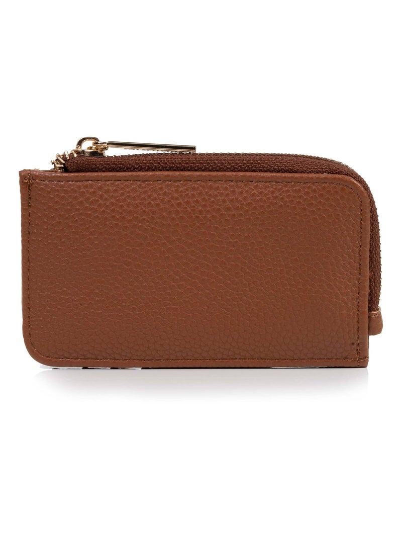 Porte-cartes protection rfid anti-piratage de carte femme Isotoner Camel - Kiabi