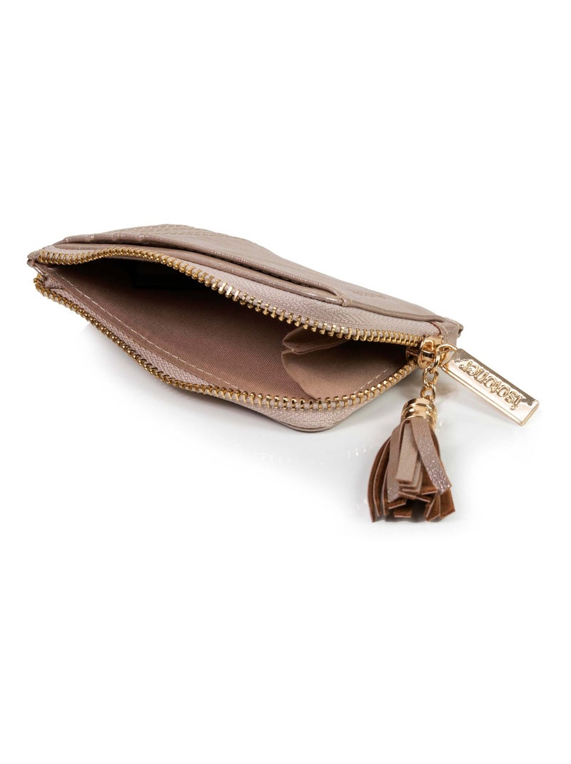 Porte-cartes protection rfid anti-piratage de carte femme Isotoner Doré/or - Kiabi