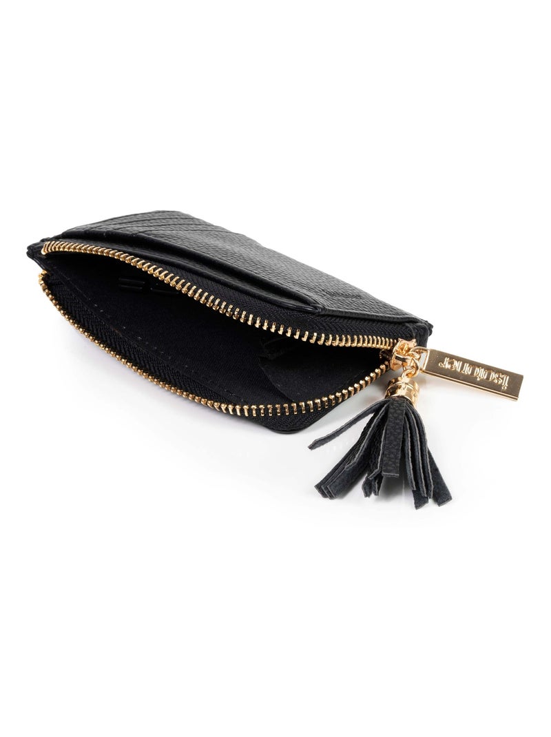 Porte-cartes protection rfid anti-piratage de carte femme Isotoner Noir - Kiabi