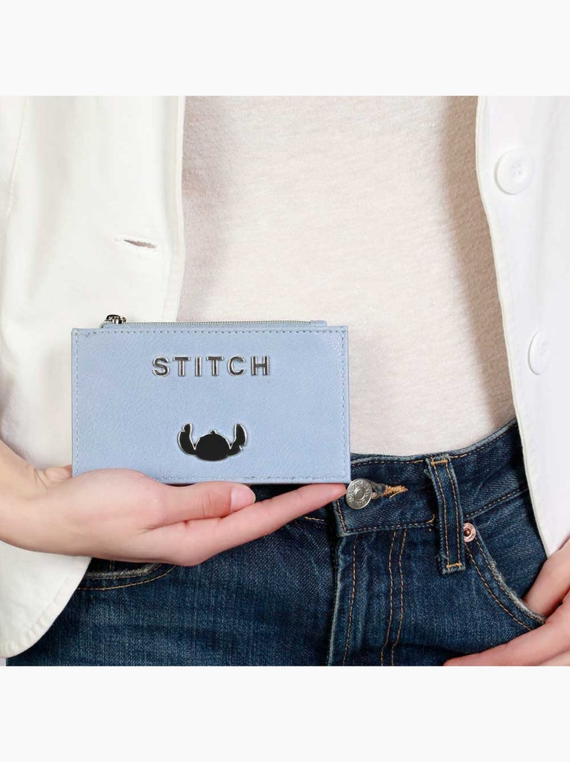 Porte-cartes Slim - Disney Lilo et Stitch Steel - Bleu - Taille Unique Bleu - Kiabi