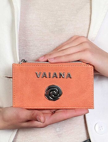 Porte-cartes Slim - Disney Vaiana Coral - Rouge - Taille Unique