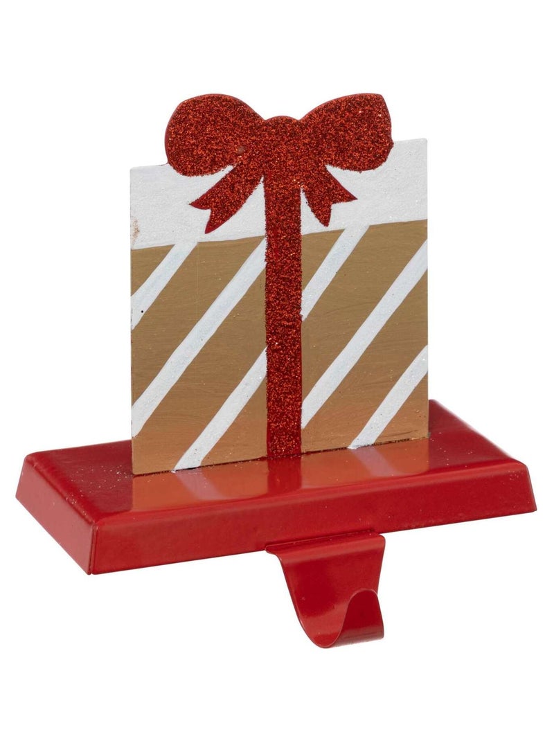 Porte chaussette de Noël Cadeau Rouge - Kiabi