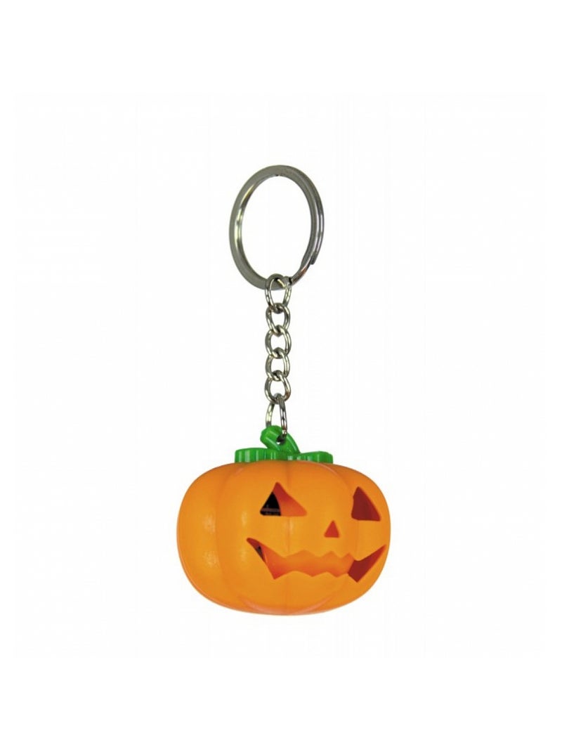 Porte cle Citrouille Lumineux Orange - Kiabi