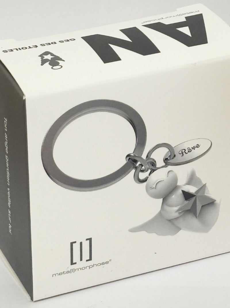 Porte clef ange gardien -  Rêve Blanc - Kiabi