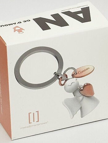 Porte clef ange gardien amour