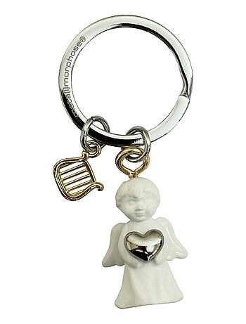 Porte clef ange gardien harpe céleste