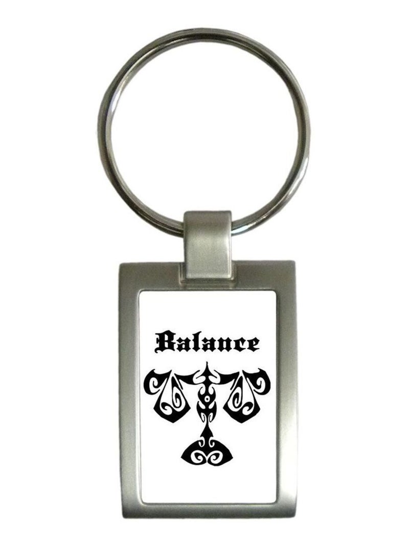 Porte clef Balance by Cbkreation Blanc - Kiabi