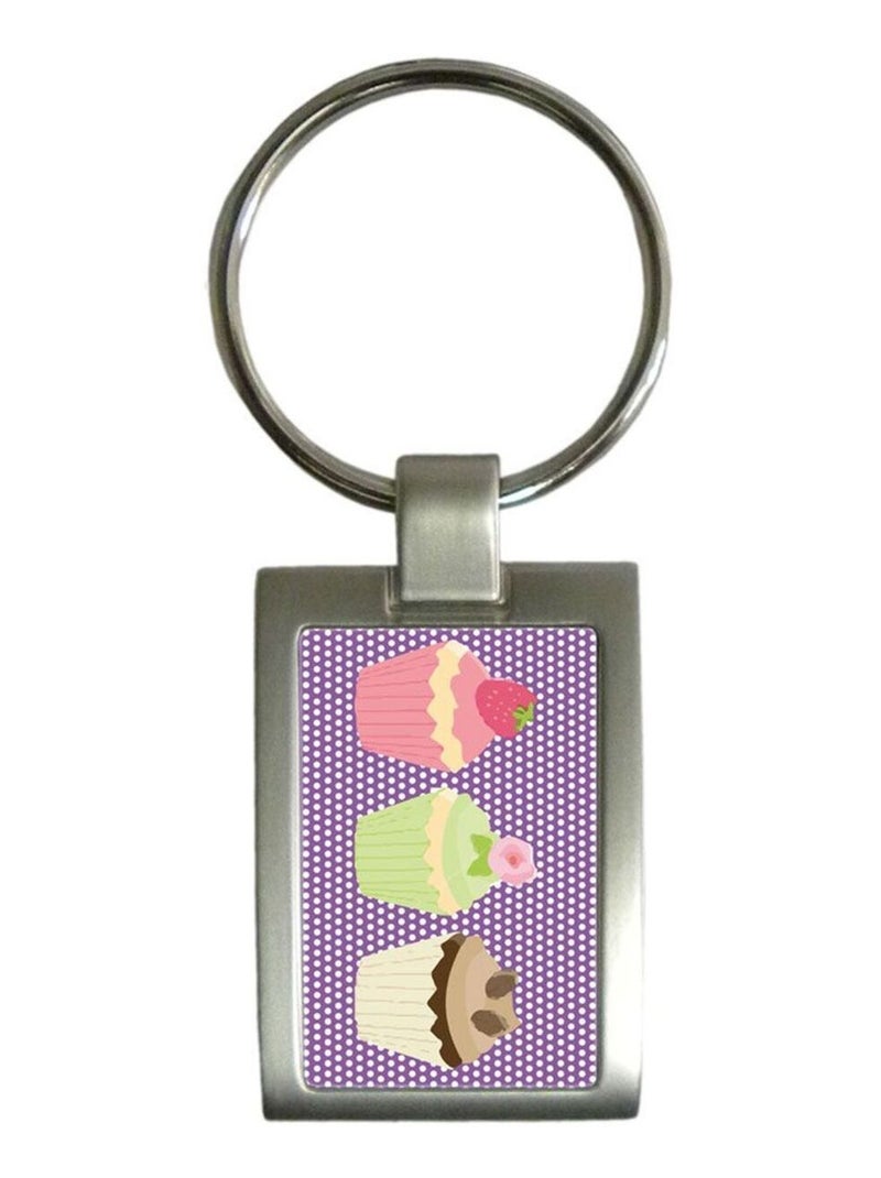 Porte clef Cup Cake by Cbkreation Violet - Kiabi