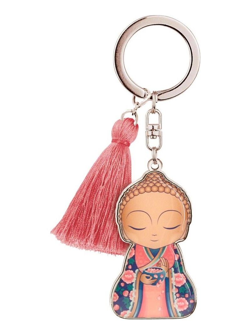 Porte clef de collection Charms Little Buddha 005 Rose - Kiabi