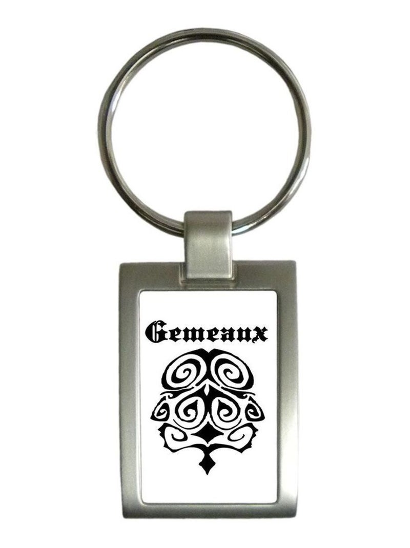 Porte clef Gémeaux by Cbkreation Blanc - Kiabi
