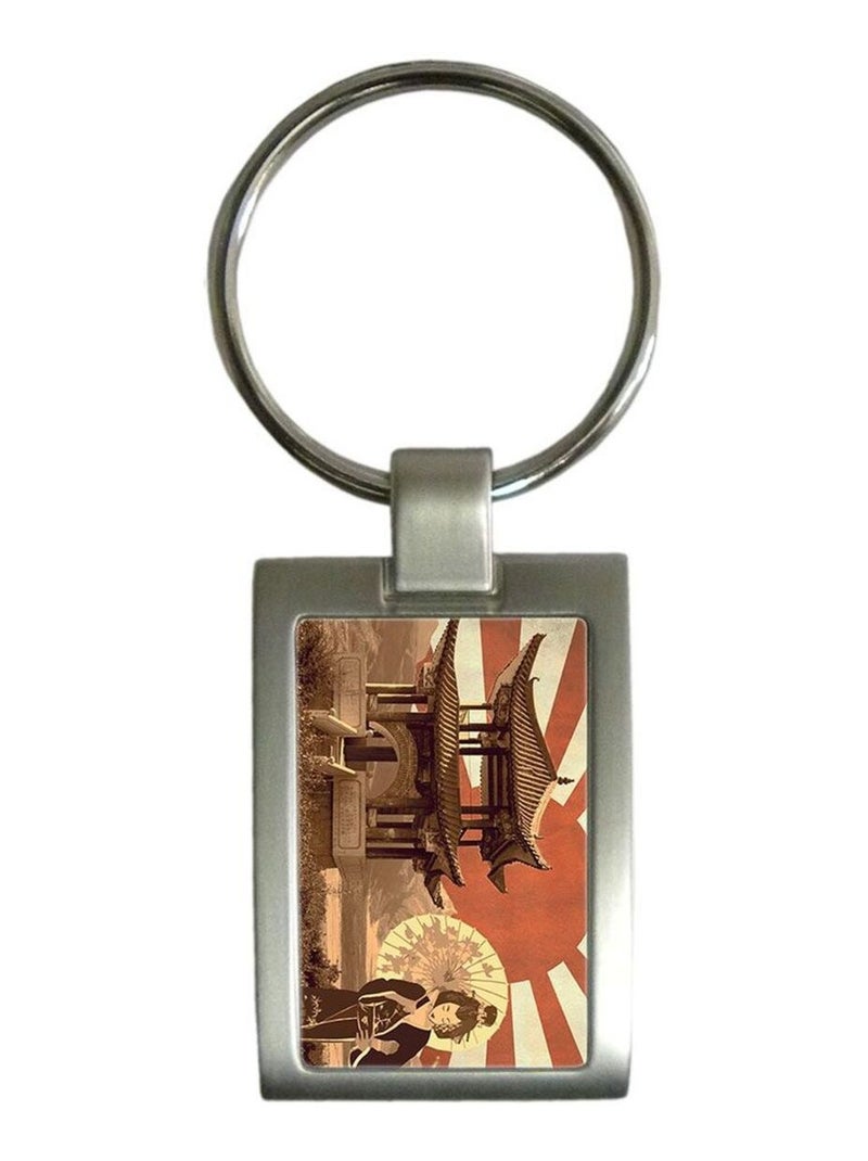 Porte clef Japon rouge by Cbkreation Multicolore - Kiabi