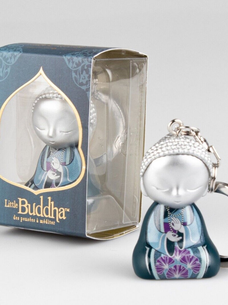 Porte clef little buddha bleu 4.5 cm Bleu - Kiabi