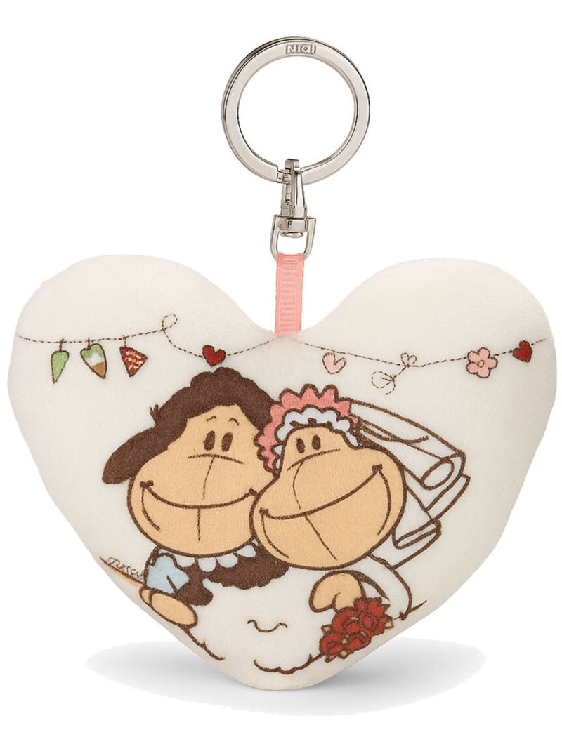 Porte clef Musical Nici Just Married Beige - Kiabi