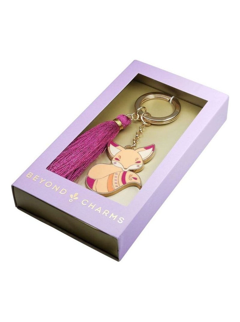 Porte clef Renard - Collection BEYOND CHARMS Orange - Kiabi
