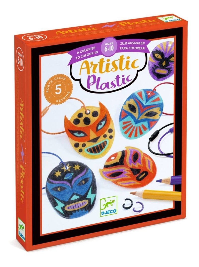Porte-clefs catcheurs Artistic Plastic Multicolore - Kiabi