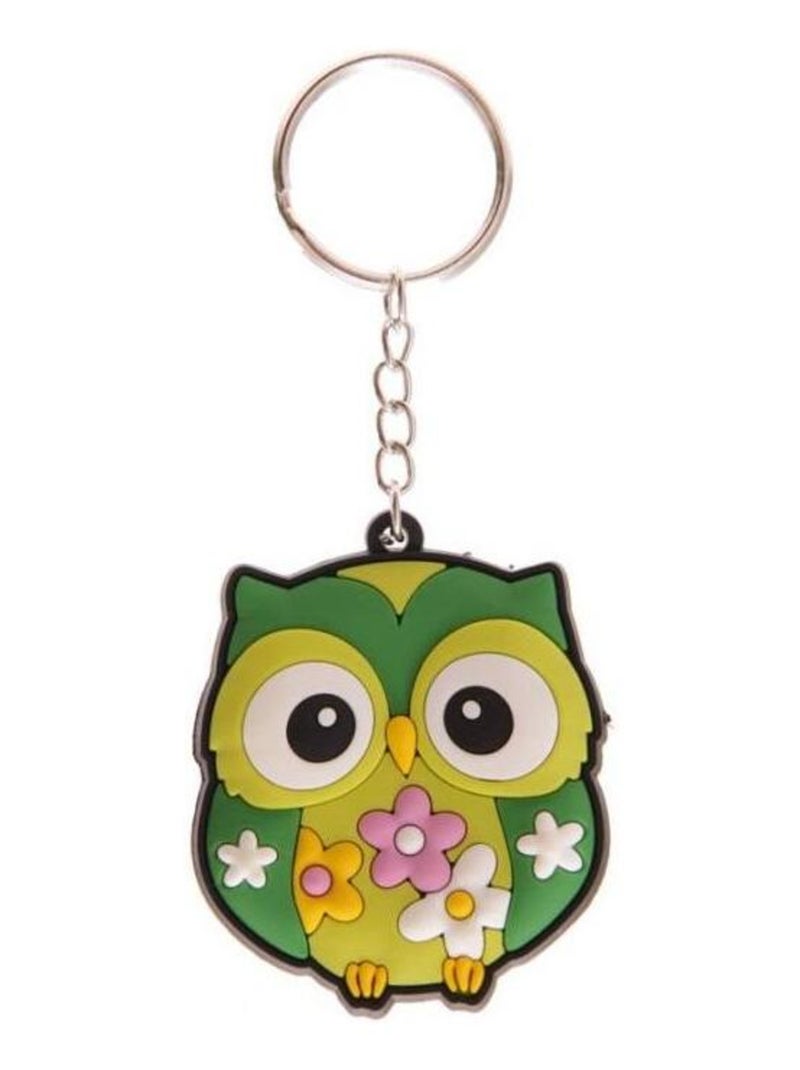 Porte-clefs Chouette vert Vert - Kiabi