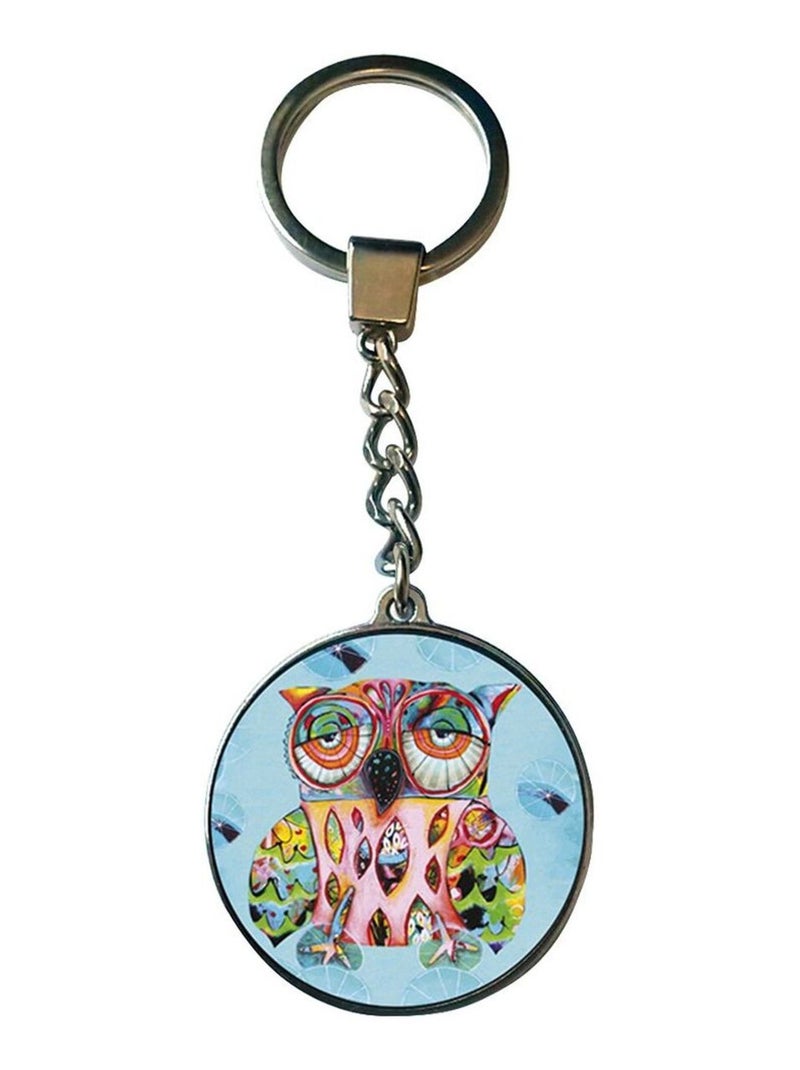 Porte-clefs Hibou par Allen Multicolore - Kiabi