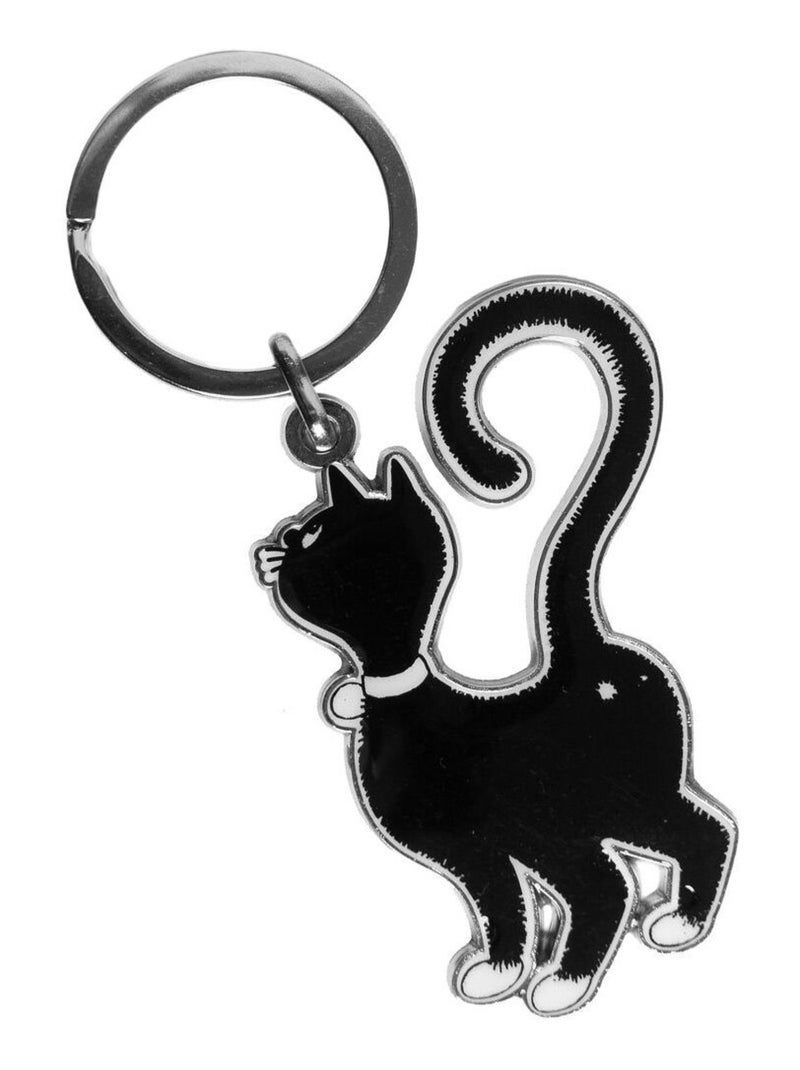 Porte clefs Papillon Les chats de Dubout Noir Noir - Kiabi