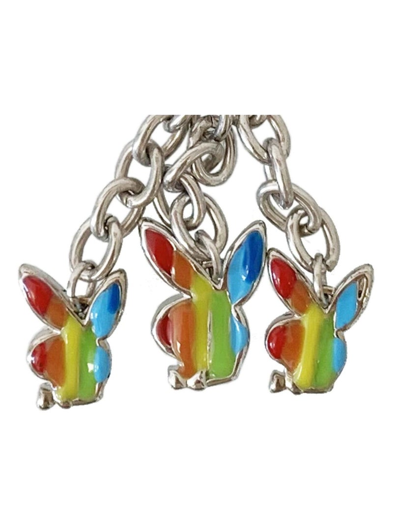 Porte clefs PlayBoy Strié Gris - Kiabi
