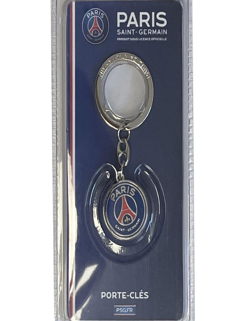 Porte-clefs PSG ballon Bleu - Kiabi